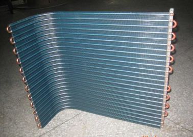 Blauwe Kleur 8011 H22 0.14mm*270mm Hydrofiele Finstock Met een laag bedekte Aluminium/Aluminiumfolie