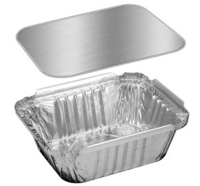 Van het hotel Zilveren Aluminium/Aluminium Containers voor Voedsel Meeneem Verpakking