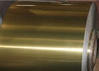 Epoxy Gouden Kleur die de Industriële Rol van de Aluminiumfolie voor Airconditioner met een laag bedekken