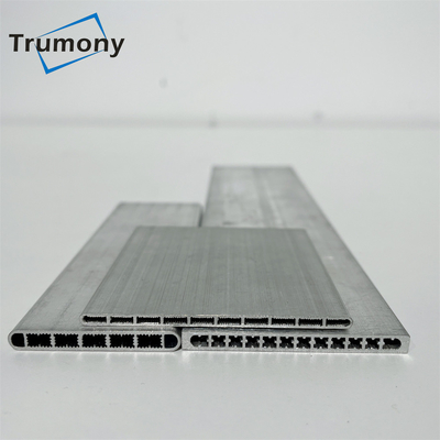 Harmonica Aluminium Radiatoren Onderdelen Geëxtrudeerde Micro Channel Flat Tube
