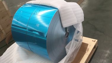 8011 H24 0.14mm*200mm Blauwe Gekleurde Hydrofiele Finstock Met een laag bedekte Aluminium/Aluminiumfolie