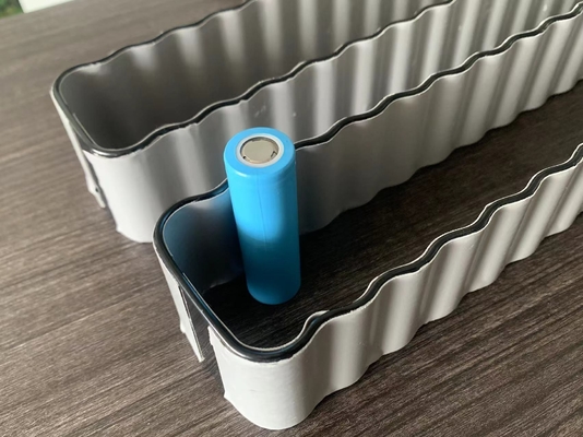 Aluminium batterij koeling slang koeling lint golfbuis voor 21700 cellen