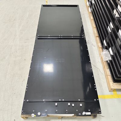 Kwaliteit Custom Stamped Aluminium Liquid Cooling Plate met continu brazing voor energieopslag & IGBT thermisch beheer Fabriek