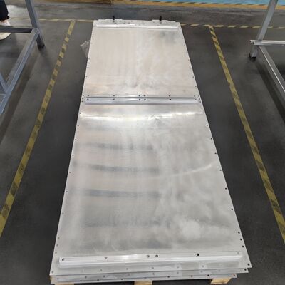 Kwaliteit Stamped Aluminium Liquid Cooling Plate met continu brazing voor energieopslag, EV-batterij & IGBT Fabriek