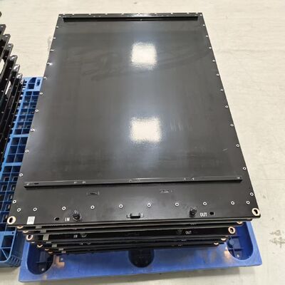 Kwaliteit IP67 aluminium batterijpakket onderste behuizing met geïntegreerde vloeibare koeling Fabriek