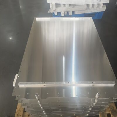 Kwaliteit Custom Vacuum Brazed Aluminium Liquid Cooling Plate 3003 6061 Alloy IP67 Geïsoleerde batterij Koelplaat Voor ESS EV-energieopslag Fabriek