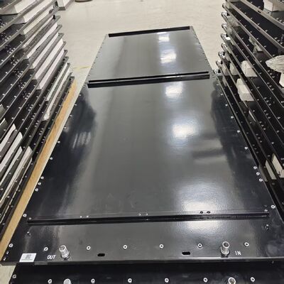 Kwaliteit Aluminium batterijbodembehuizing 3003mod gesoldeerde vloeistofkoeling voor ESS 1P52S batterijlade Fabriek