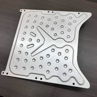Kwaliteit Lichtgewicht aluminium vloeistofkoelplaat voor zakcelbatterijmodule 450x350 mm Fabriek